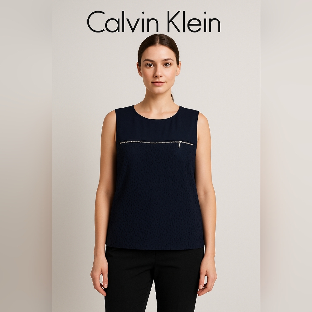 Calvin Klein Sleeveless Top Size Large